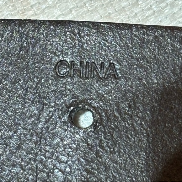 Fossil Leather Belt with Details Size M - Picture 12 of 16